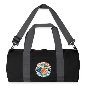 Bodyboard Bodyboarder Testeur officiel de bodyboard - Sac de sport recyclé - noir/gris graphite - Devant