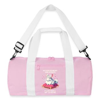 Achievement: Legends Fluffy Ball | Chinchilla - Recycled Duffel Bag - pink/white - Front