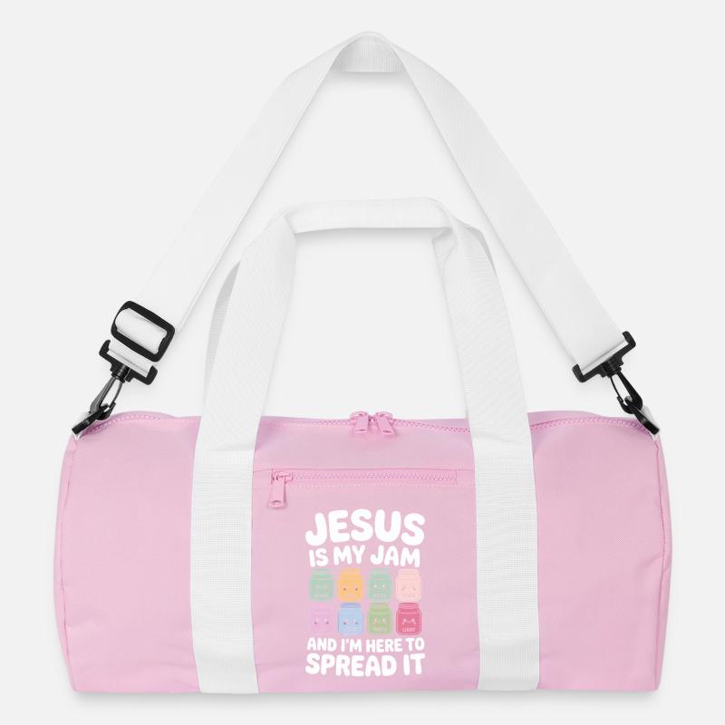  Jesus Is My Jam: Glaube, Hoffnung, Frieden, Recycelte Duffel Bag