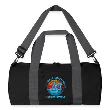 Aimant de pêche en néodyme pour pêcheur magnétique - Sac de sport recyclé - noir/gris graphite - Devant