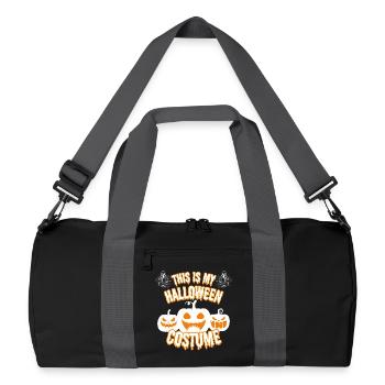 Scary Halloween Costume - Recycled Duffel Bag - black/graphite grey - Front