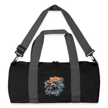 Tarantulas Tarantula - Recycled Duffel Bag - black/graphite grey - Front