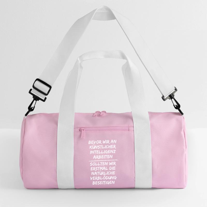 Before we work on artificial intelligence Recycled Duffel Bag