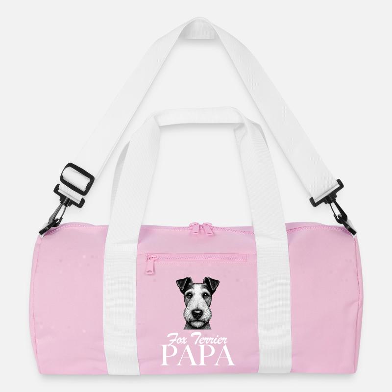 Fox Terrier Dad Recycled Duffel Bag