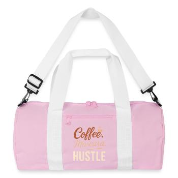 La vie est trop courte pour rester en stock - Sac de sport recyclé - rose/blanc - Devant