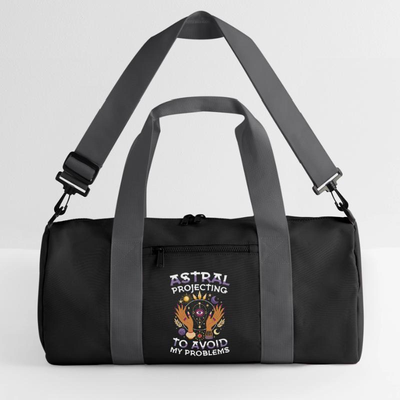  Astral Projecting To Avoid My Problems Esoterik Recycelte Duffel Bag