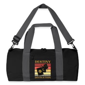 DESTINY AND TAROT DIVINATION - Recycled Duffel Bag - black/graphite grey - Front