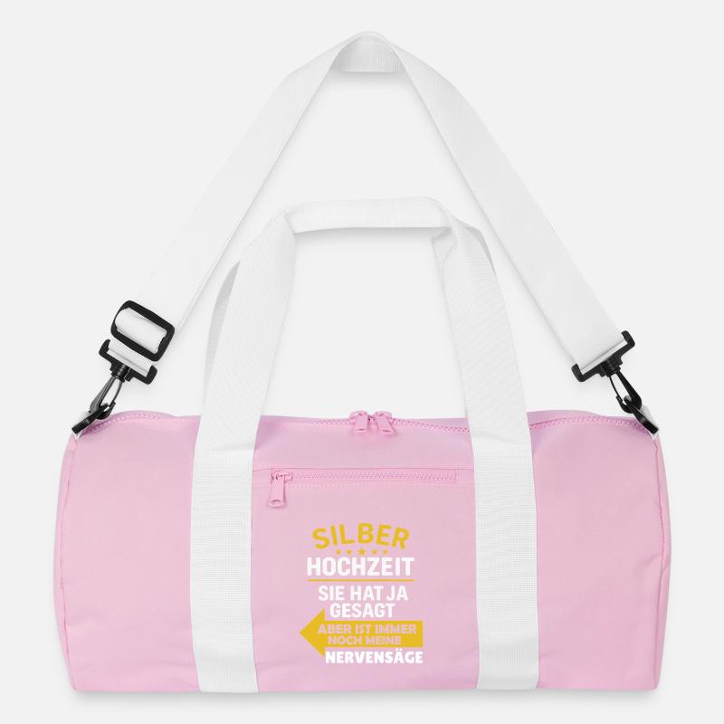 Sarcastic Wedding Gift Recycled Duffel Bag