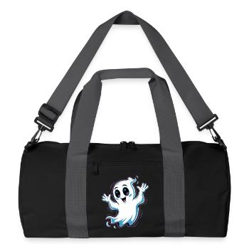 Scary Halloween Design - Recycled Duffel Bag - black/graphite grey - Front