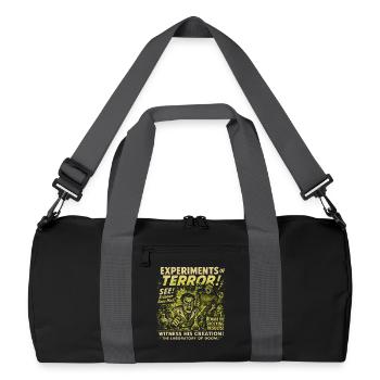 Experiments of the Terror Lab Movie Poster Halloween - Recycled Duffel Bag - black/graphite grey - Front