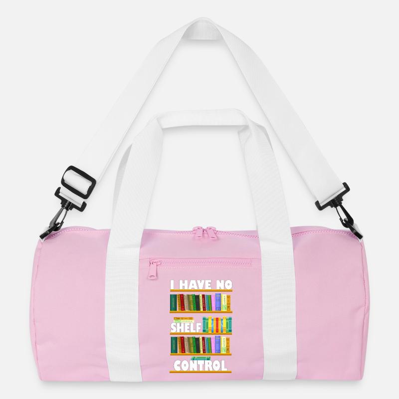 I Have No Shelf Control Book Tee Recycled Duffel Bag