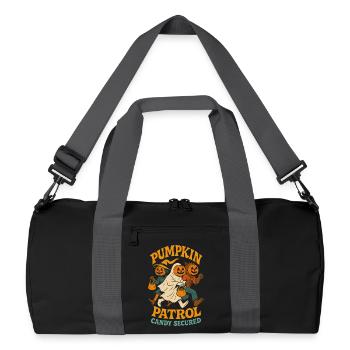 Pumpkin Patrol Candy Sécurisé Halloween Costume Fun - Sac de sport recyclé - noir/gris graphite - Devant