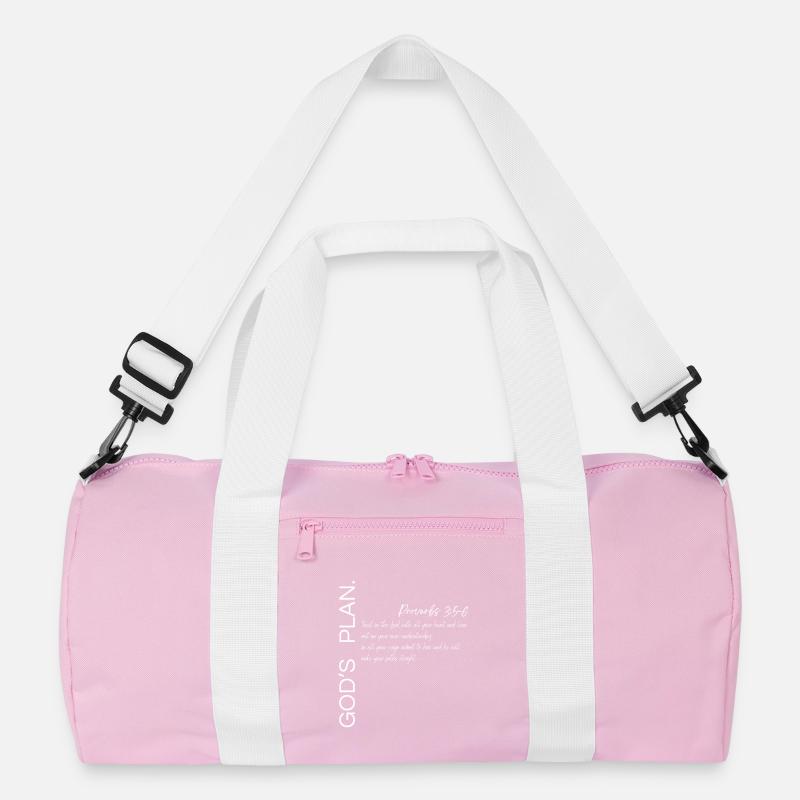 Gottes Plan - Sprüche 3:5-6 Christlicher Plan Recycelte Duffel Bag