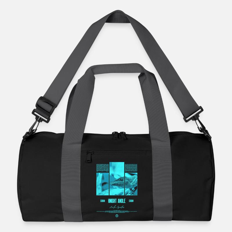 Kubanischer Ritter Anole Eidechse Besitzer Reptilienhalter Recycelte Duffel Bag