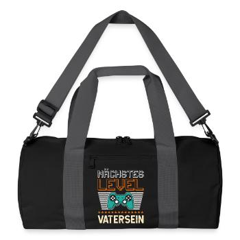 Gamer Dad NEXT LEVEL DAD Fun - Recycled Duffel Bag - black/graphite grey - Front
