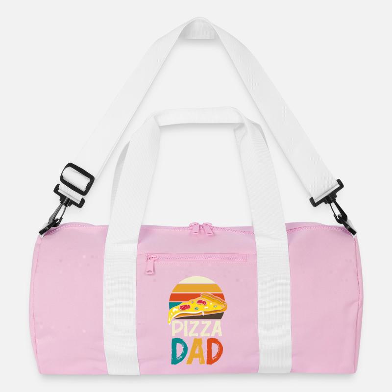 Pizza Dad Retro Logo Recycled Duffel Bag