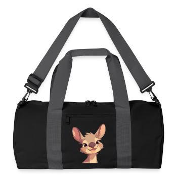 Wallabys Wallaby - Recycelte Duffel Bag - Schwarz/Graphitgrau - Vorne