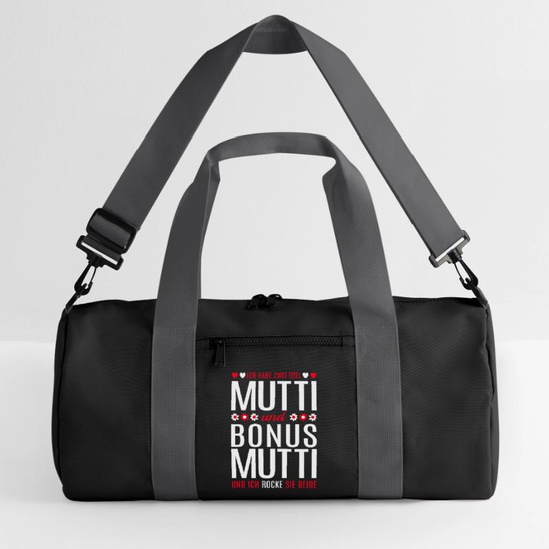 Mama Mutti Mutter Bonus Mama Muttertag Geschenk Recycelte Duffel Bag