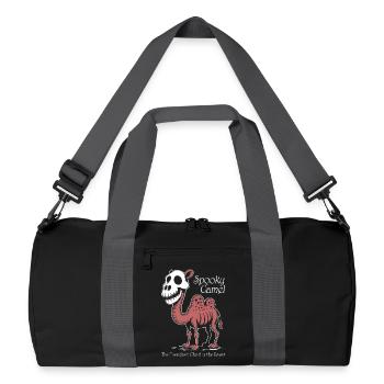 Fantôme de chameau effrayant dans le désert - Sac de sport recyclé - noir/gris graphite - Devant