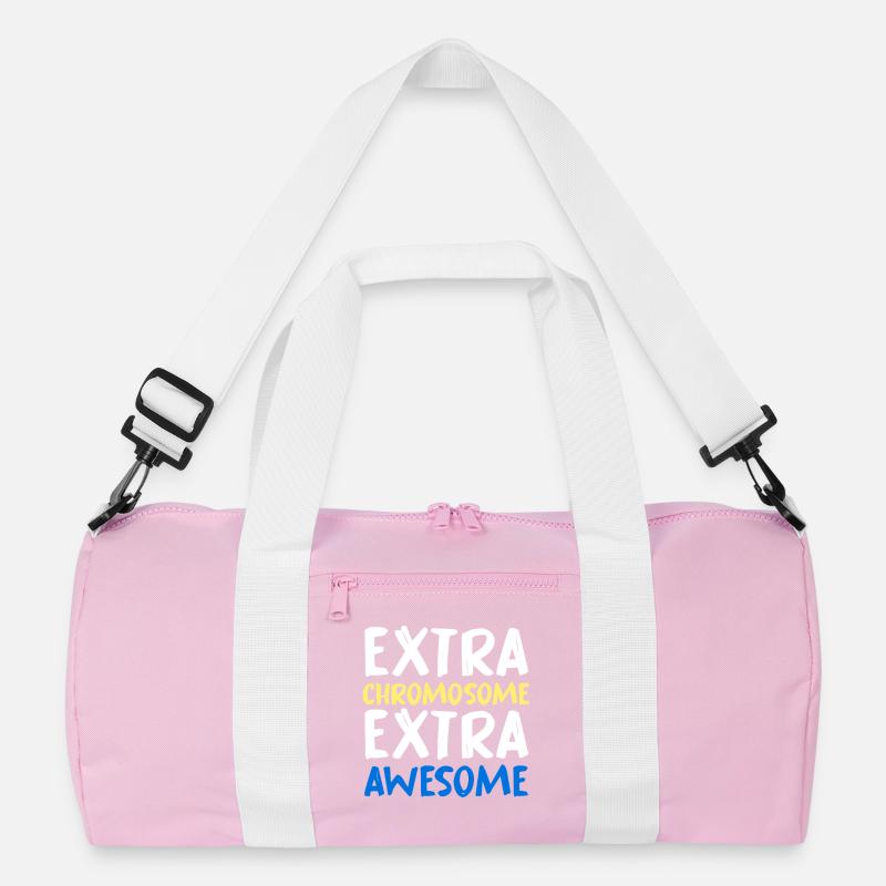 Extra Chromosome Extra Awesome Recycelte Duffel Bag