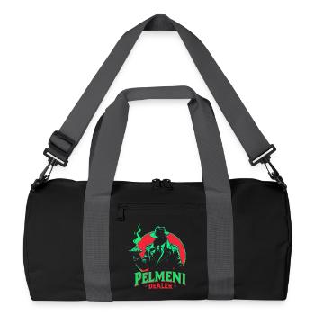 Pelmeni Pelmenis - Recycelte Duffel Bag - Schwarz/Graphitgrau - Vorne