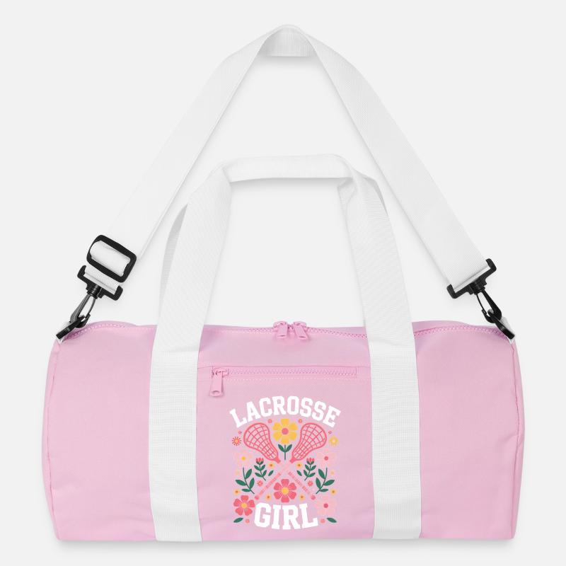Lacrosse Spruch Mädchen Lustiges Lacrosse Geschenk Recycelte Duffel Bag