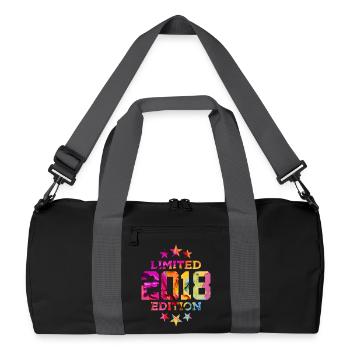 ÉDITION LIMITÉE 8E ANNIVERSAIRE 2018 - Sac de sport recyclé - noir/gris graphite - Devant