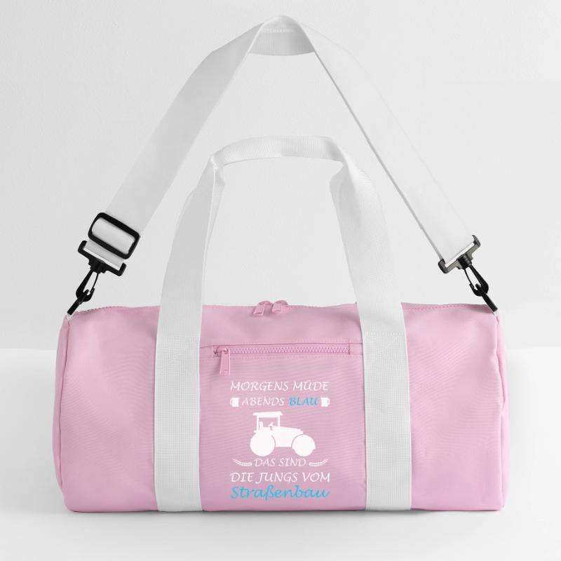 Road Construction Road Builder Construction Workers Recycled Duffel Bag