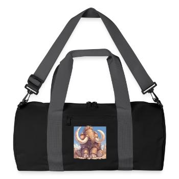 Mammouths Mammouth - Sac de sport recyclé - noir/gris graphite - Devant