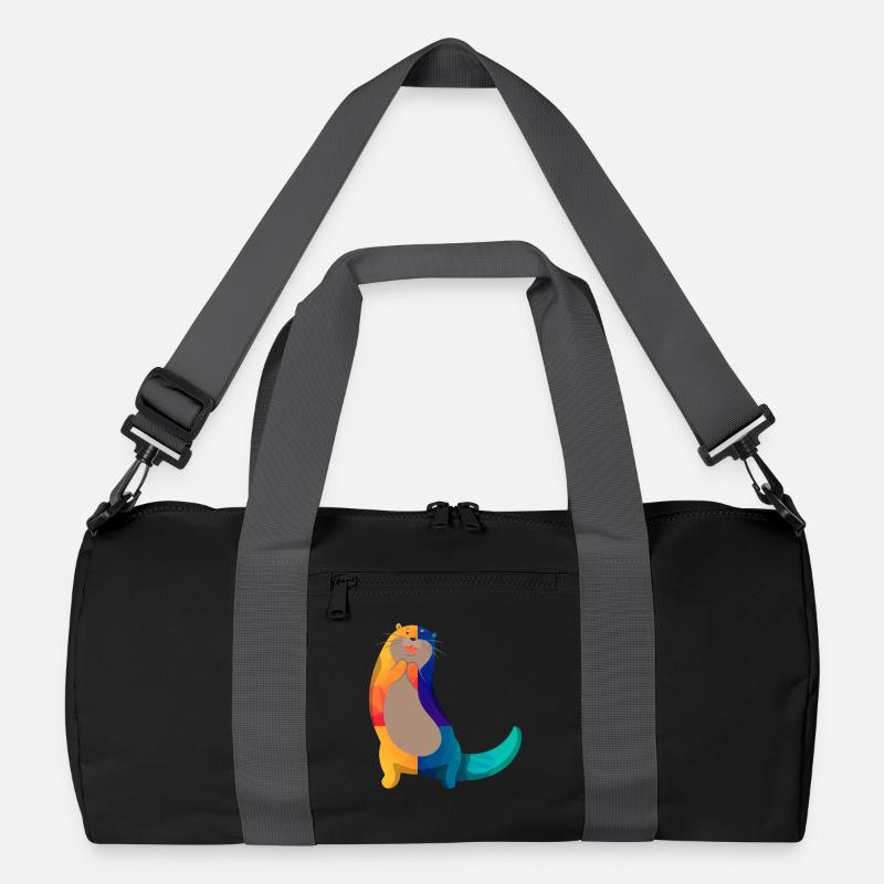 Seeotter Cartoon Recycelte Duffel Bag