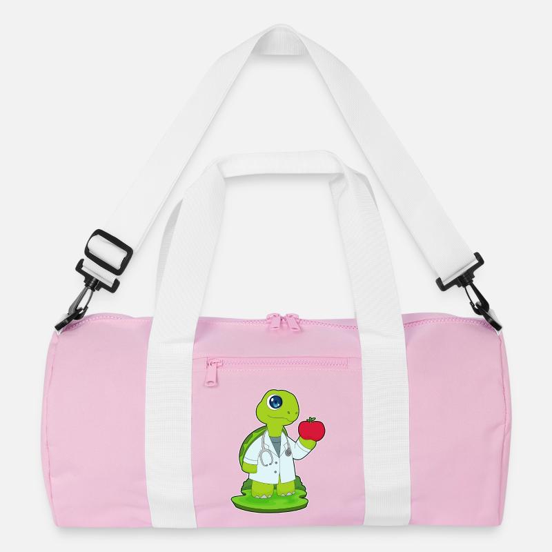Turtle Doctor Stethoscope Recycled Duffel Bag