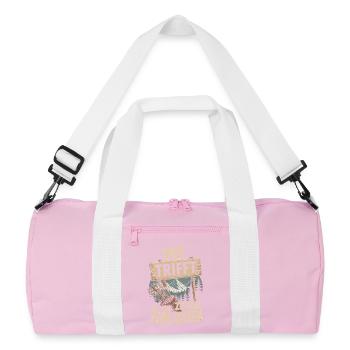 Conception de tir à l’arc pour les archers et les parcours - Sac de sport recyclé - rose/blanc - Devant
