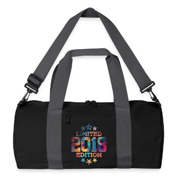 ÉDITION LIMITÉE 8E ANNIVERSAIRE 2018 - Sac de sport recyclé - noir/gris graphite - Devant