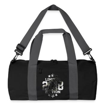 ÉDITION LIMITÉE 8E ANNIVERSAIRE 2018 - Sac de sport recyclé - noir/gris graphite - Devant
