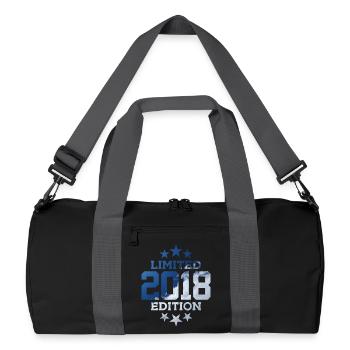 ÉDITION LIMITÉE 8E ANNIVERSAIRE 2018 - Sac de sport recyclé - noir/gris graphite - Devant