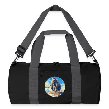 Mammouths Mammouth - Sac de sport recyclé - noir/gris graphite - Devant