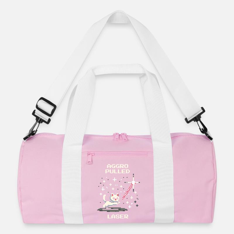 Aggro Drawn: Laser | Cat play instinct Recycled Duffel Bag