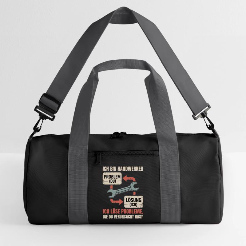 I am a craftsman: solution instead of problem Recycled Duffel Bag