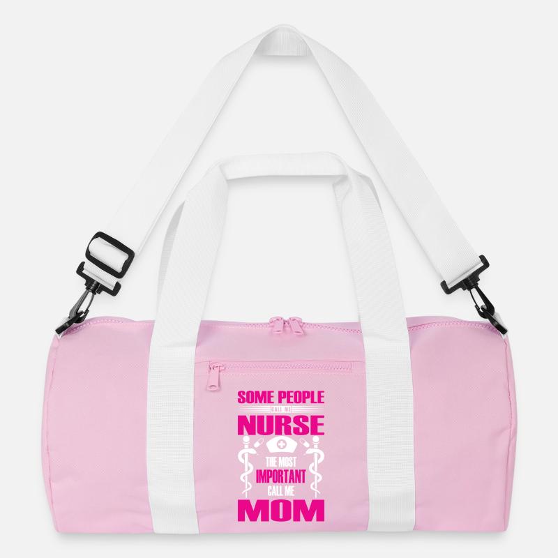 Krankenschwester Mama Geschenk Recycelte Duffel Bag