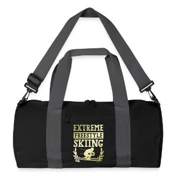 Freestyle Skiing - Recycled Duffel Bag - black/graphite grey - Front
