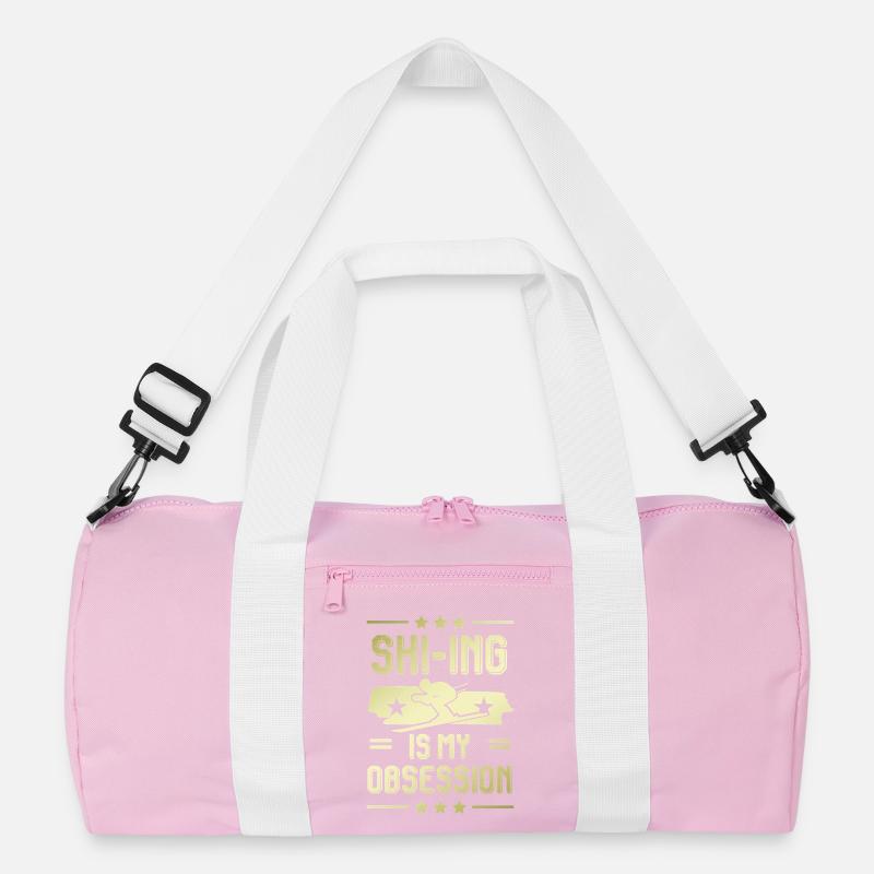 ski skiing Recycelte Duffel Bag
