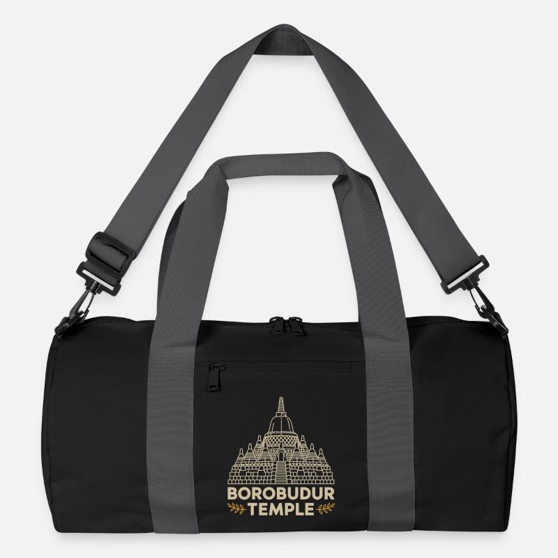 Borobudur Tempel Recycelte Duffel Bag