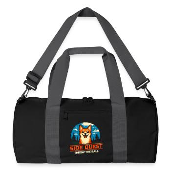 Side Quest: Throwing Ball | Dog Retrieving - Recycled Duffel Bag - black/graphite grey - Front