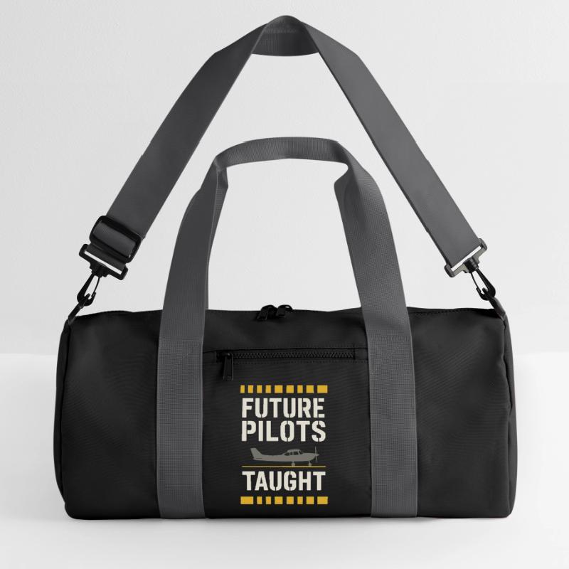Flight Instructor Cfi Pilot Aviation Instructor Recycled Duffel Bag