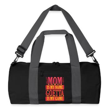 Saucisse de Goetta Noix - Sac de sport recyclé - noir/gris graphite - Devant