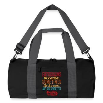 Euphonium Low Notes Are The Sweetest Baritone - Recycled Duffel Bag - black/graphite grey - Front