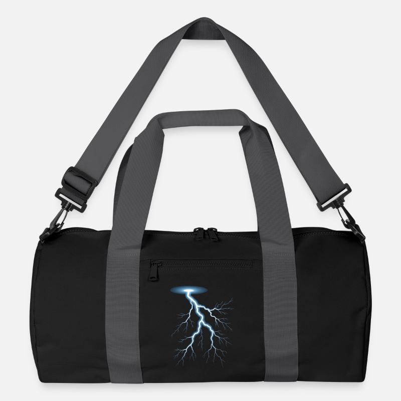Blitz Blitzschlag Gewitter Strom Sturm Recycelte Duffel Bag