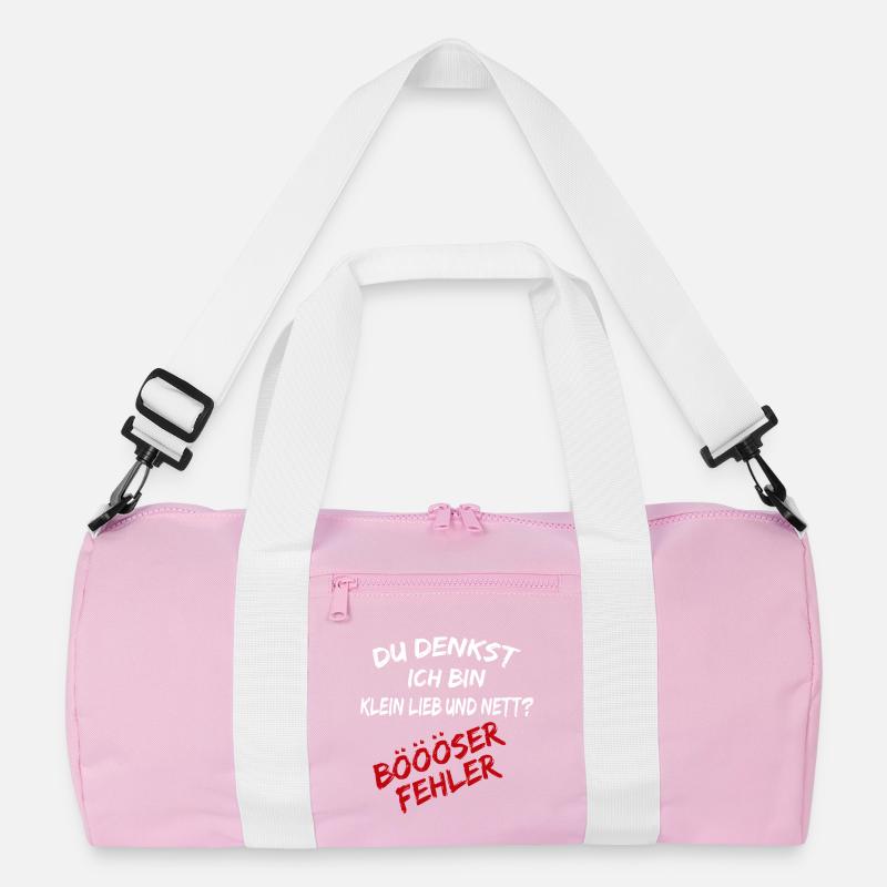 Du denkst Ich bin klein lieb und nett böser Fehler Recycelte Duffel Bag