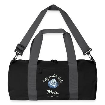 Salt in the Soul | Hello - Recycled Duffel Bag - black/graphite grey - Front