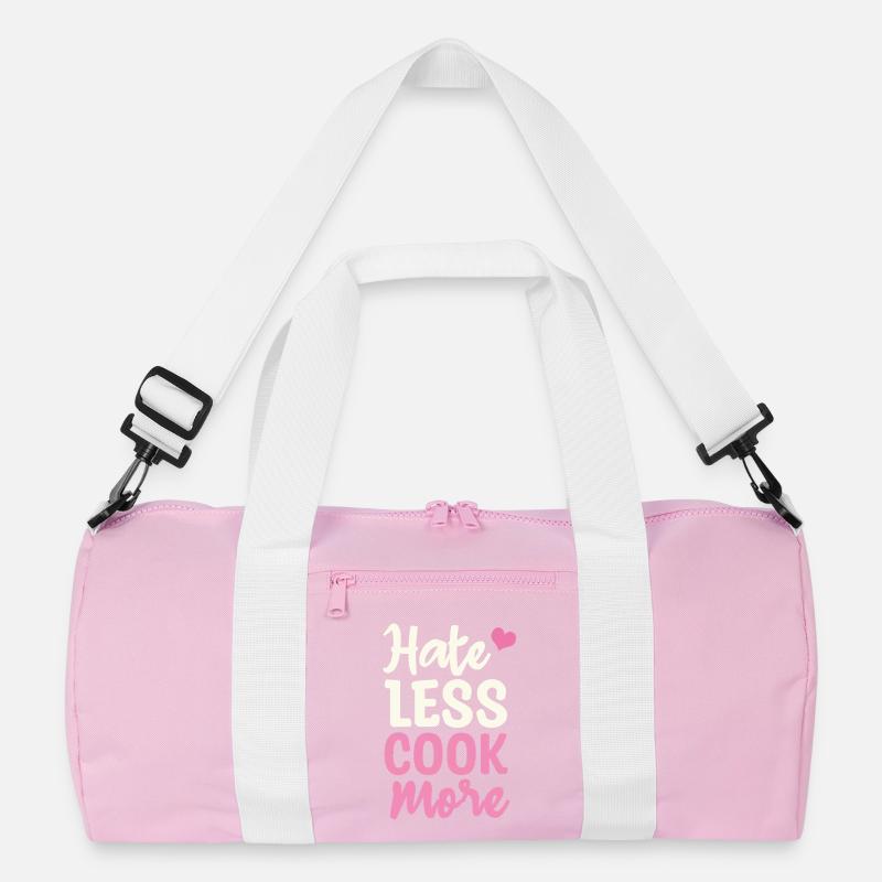 Hate less cook more Recycelte Duffel Bag